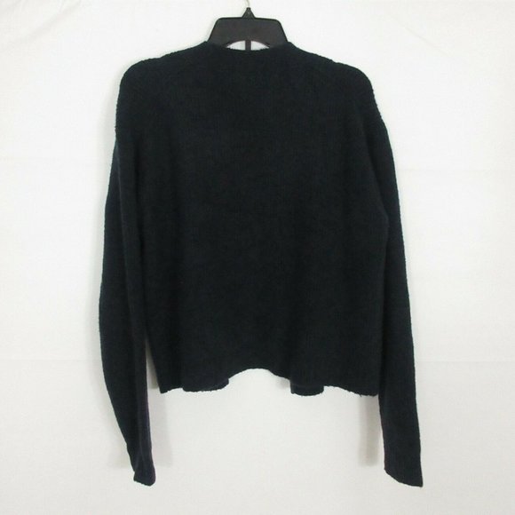 BETTER RICH NY Jane cardigan Sweater women's open-front SMALL deep Navy - Picture 9 of 10